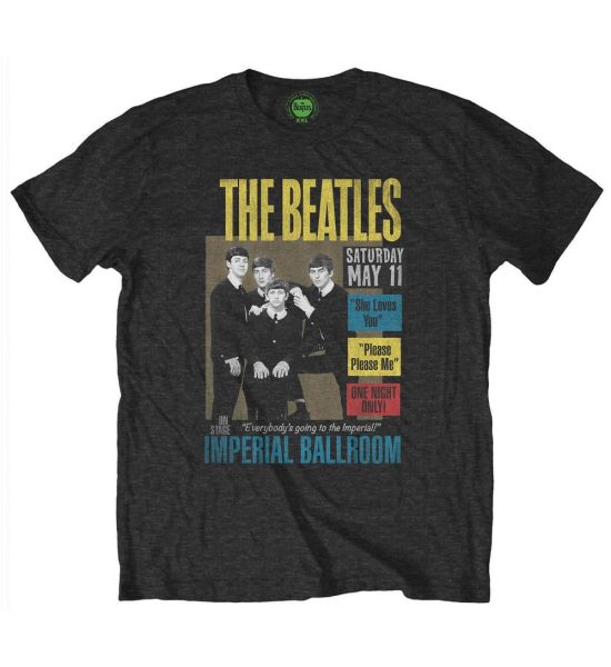 The Beatles: Imperial Ballroom - Black T-Shirt