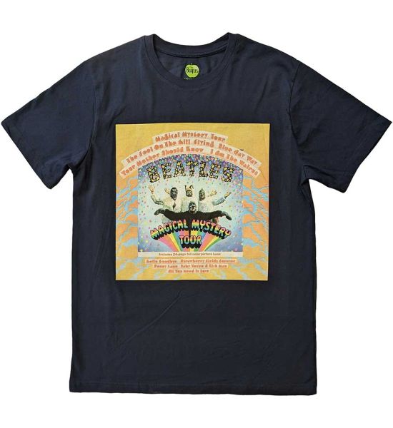 The Beatles: Magical Mystery Tour Album Cover - Navy Blue T-Shirt