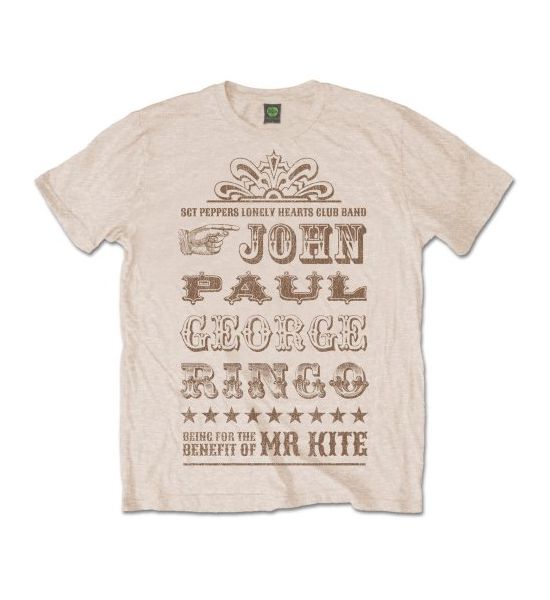 The Beatles: Mr Kite - Sand T-Shirt