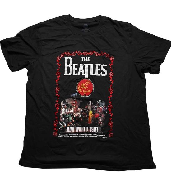 The Beatles: Our World 1967 - Black T-Shirt