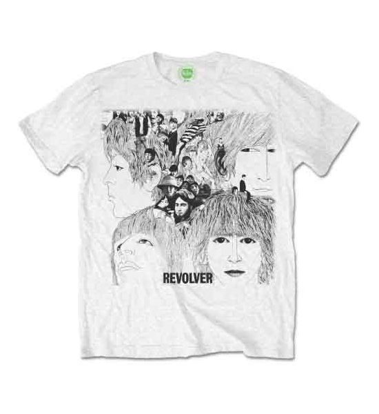 The Beatles: Revolver Album Cover - White T-Shirt