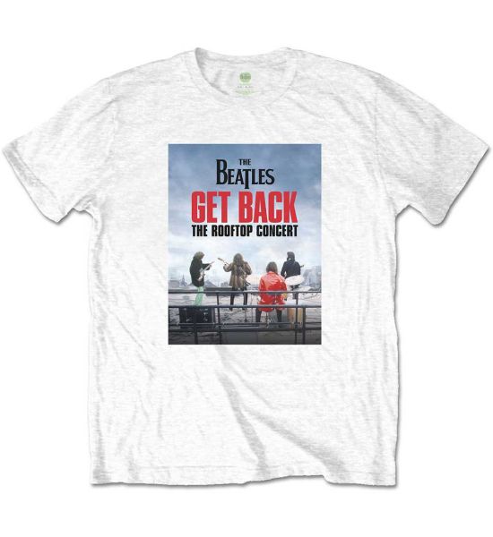 The Beatles: Rooftop Concert - White T-Shirt