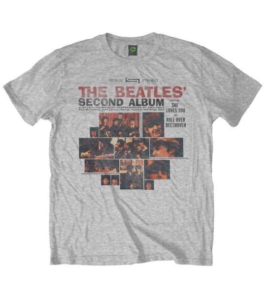 The Beatles: Second Album - Grey T-Shirt