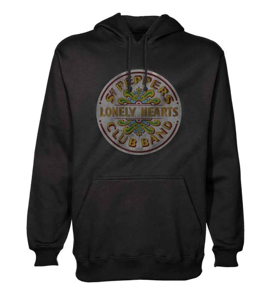 The Beatles: Sgt Pepper - Black Pullover Hoodie