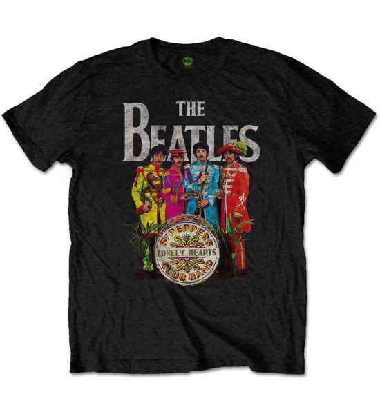 The Beatles: Sgt Pepper - Black T-Shirt