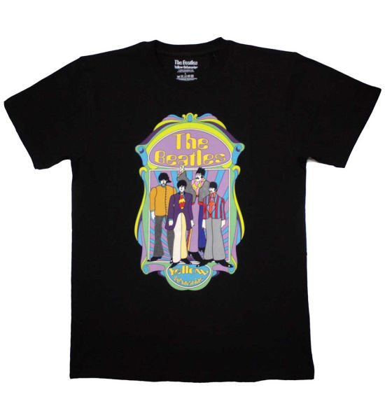 The Beatles: Yellow Submarine Sub Band Frame v2 - Black T-Shirt