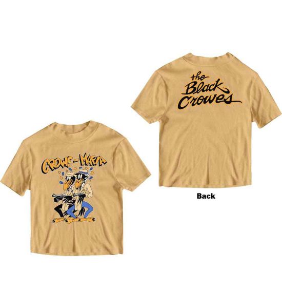 The Black Crowes: Crowe Mafia (Back Print) - Sand T-Shirt