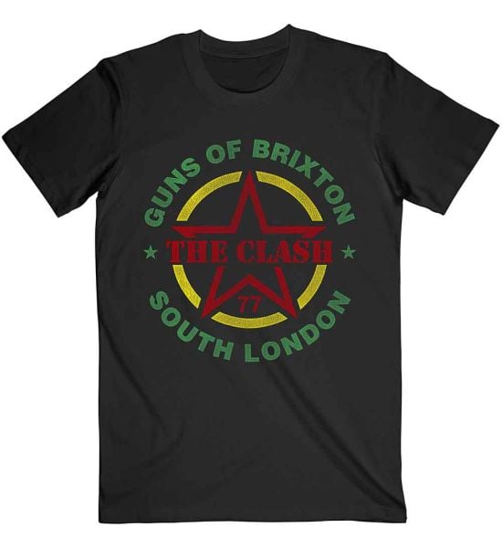 The Clash: Guns of Brixton - Black T-Shirt