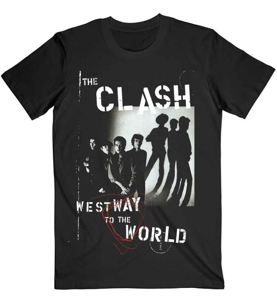 The Clash: Westway To The World - Black T-Shirt