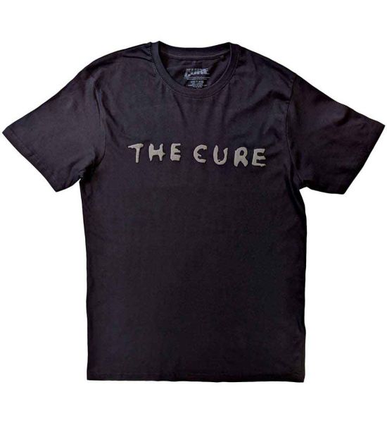 The Cure: Circle Logo (Hi-Build) - Black T-Shirt