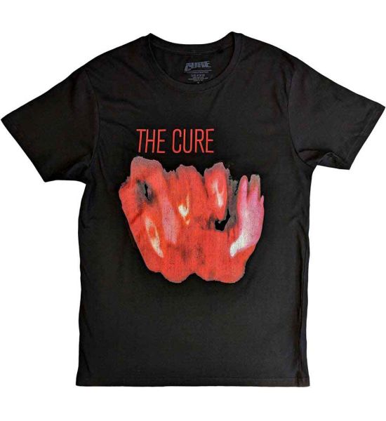 The Cure: Pornography - Ladies Black T-Shirt