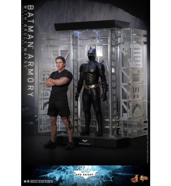 The Dark Knight Rises: Batman Armory with Bruce Wayne Movie Masterpiece Action Figures & Diorama 1/6 (30cm) Preorder