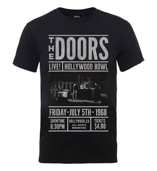 The Doors: Advance Final - Black T-Shirt