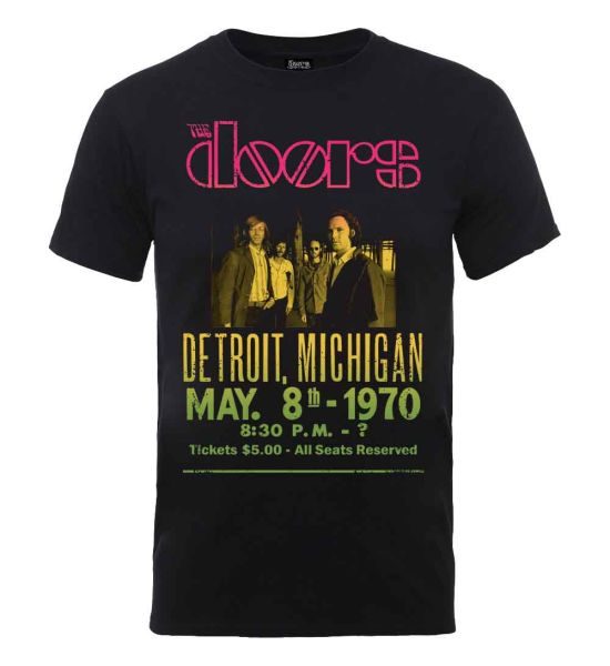 The Doors: Gradient Show Poster - Black T-Shirt