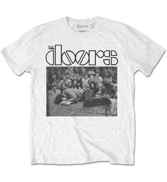 The Doors: Jim on Floor - White T-Shirt