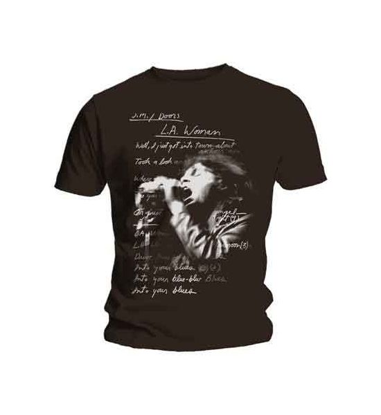 The Doors: LA Woman Lyrics - Black T-Shirt