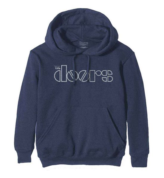 The Doors: Logo - Navy Blue Pullover Hoodie