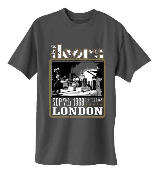 The Doors: Roundhouse London - Charcoal Grey T-Shirt