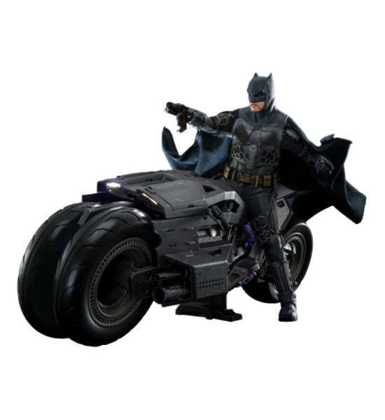 The Flash Movie: Batman & Batcycle Set 1/6 Masterpiece Action Figure with Vehicle (30cm) Preorder