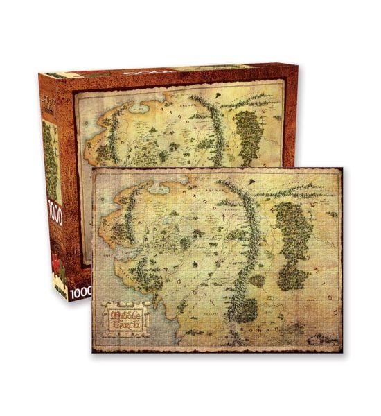 The Hobbit: Map Jigsaw Puzzle (1000 pieces) Preorder