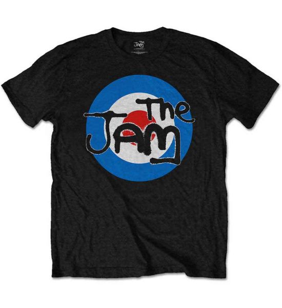 The Jam: Target Logo (Extreme Soft Hand Inks) - Black T-Shirt