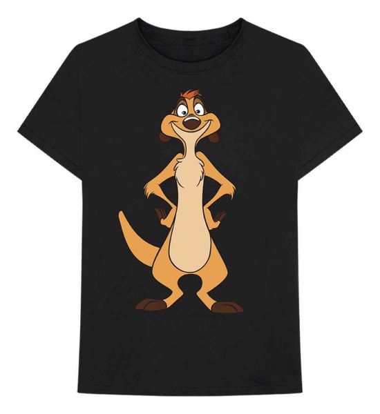 The Lion King: Timon Stand - Black T-Shirt