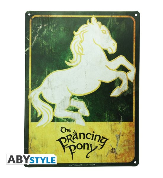 The Lord of The Rings: Prancing Pony Premium Metal Plate