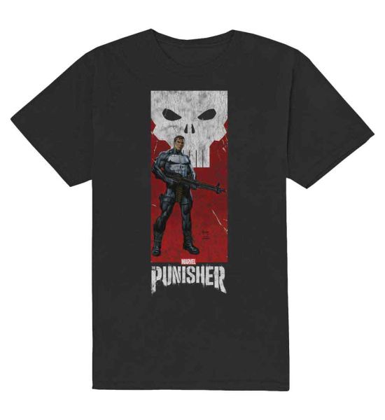 The Punisher: Punisher Holding Gun T-Shirt