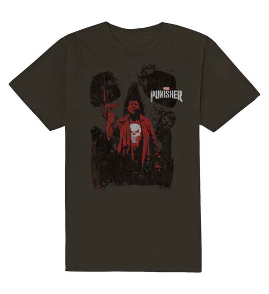 The Punisher: Punisher Red Outline T-Shirt