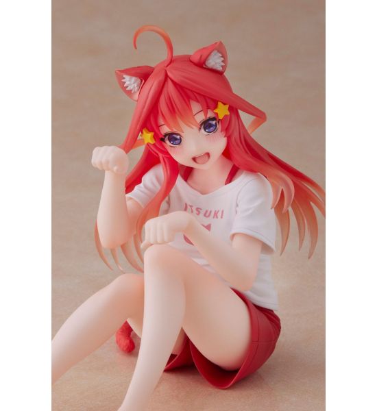 The Quintessential Quintuplets: Itsuki Nakano Desktop PVC Statue Newley Written Cat Roomwear Ver.