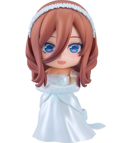 The Quintessential Quintuplets: Miku Nakano Nendoroid Action Figure Wedding Dress Ver. (10cm) Preorder