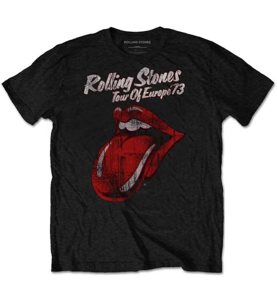 The Rolling Stones: 73 Tour - Black T-Shirt