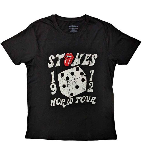 The Rolling Stones: Dice Tour '72 - Black T-Shirt