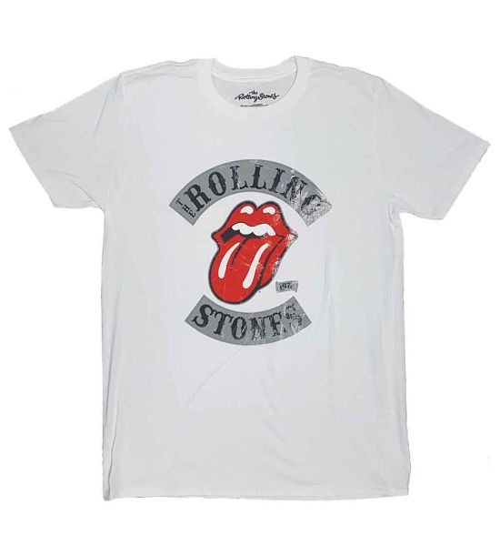 The Rolling Stones: Distressed Tour 78 - White T-Shirt