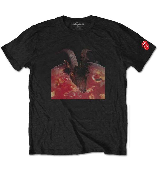 The Rolling Stones: Goats Head Soup (Sleeve Print) - Black T-Shirt