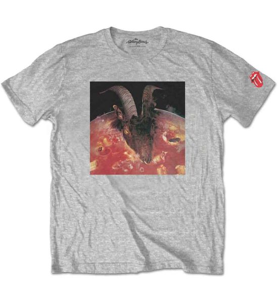 The Rolling Stones: Goats Head Soup (Sleeve Print) - Grey T-Shirt