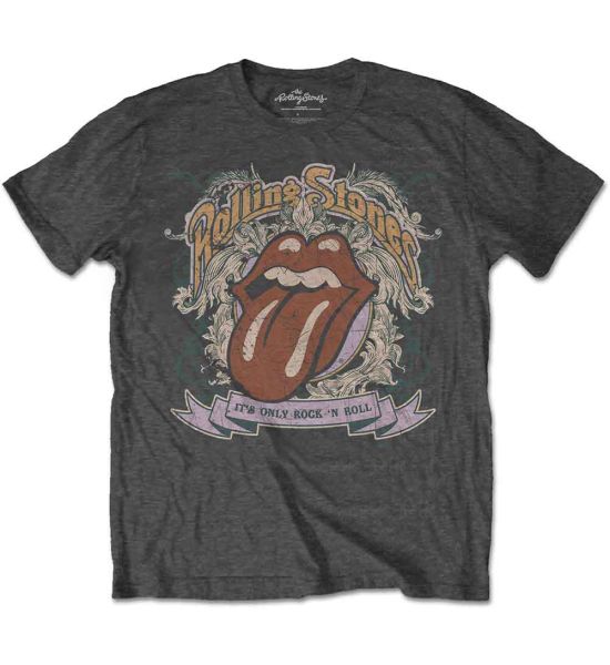 The Rolling Stones: It's Only Rock & Roll - Charcoal Grey T-Shirt