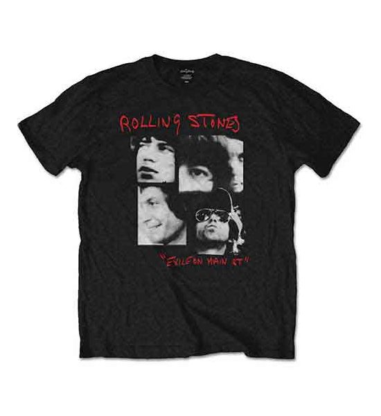 The Rolling Stones: Photo Exile - Black T-Shirt