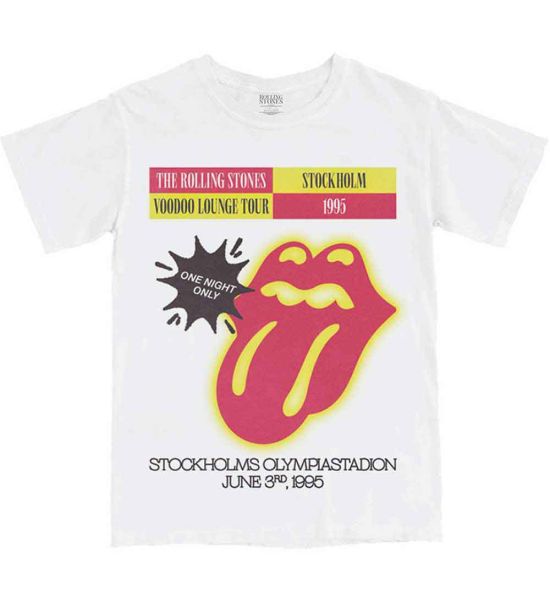 The Rolling Stones: Stockholm '95 - White T-Shirt