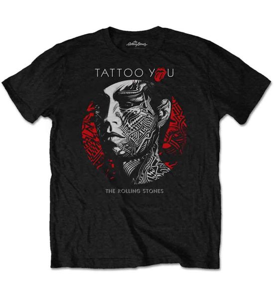 The Rolling Stones: Tattoo You Circle - Black T-Shirt