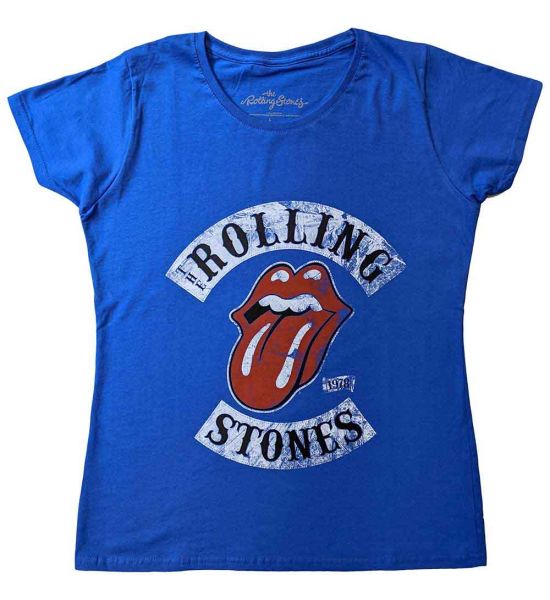 The Rolling Stones: Tour '78 - Ladies Blue T-Shirt