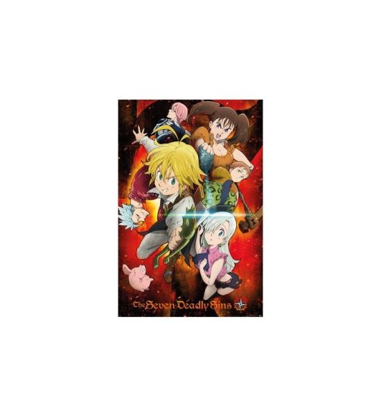 The Seven Deadly Sins: Key Art 1 Maxi Poster (91.5x61cm)