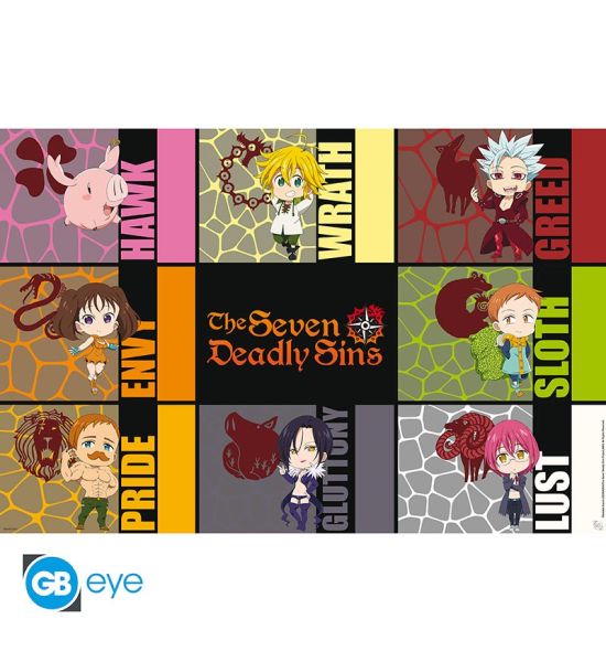 The Seven Deadly Sins: S3: Chibi Sins Poster (91.5x61cm)