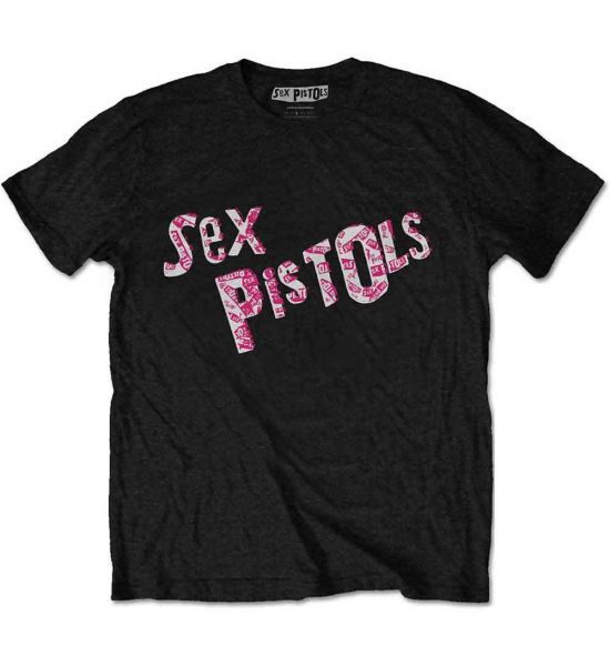 The Sex Pistols: Multi-Logo - Black T-Shirt