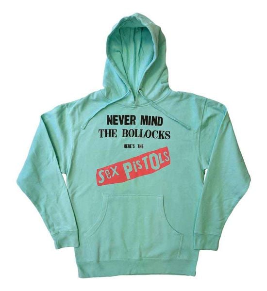 The Sex Pistols: Never Mind The Bollocks Original Album - Green Pullover Hoodie