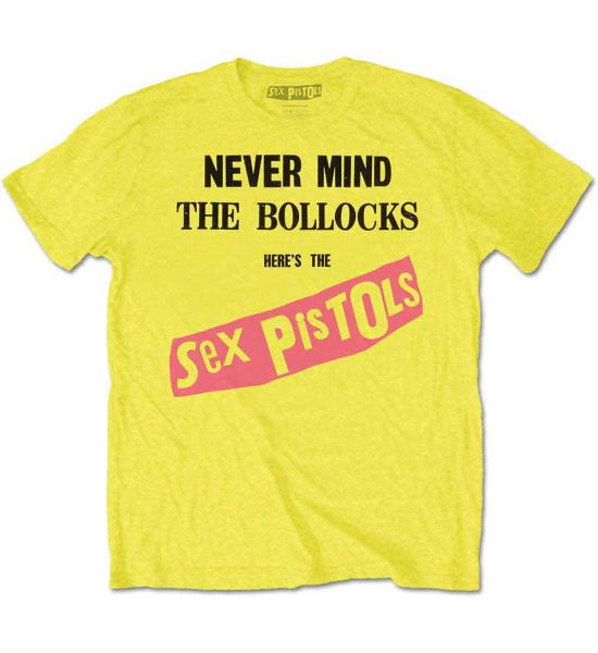 The Sex Pistols: NMTB Original Album - Yellow T-Shirt