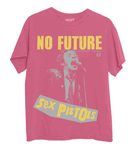 The Sex Pistols: No Future - Pink T-Shirt