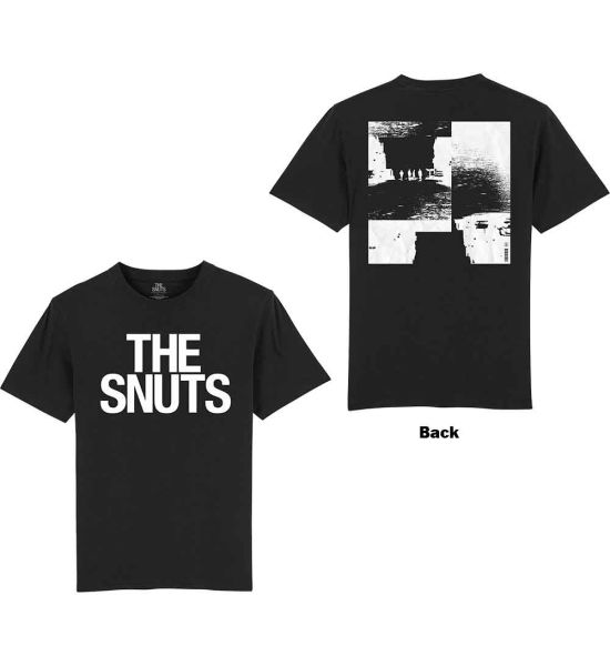 The Snuts: Collage (Back Print) - Black T-Shirt