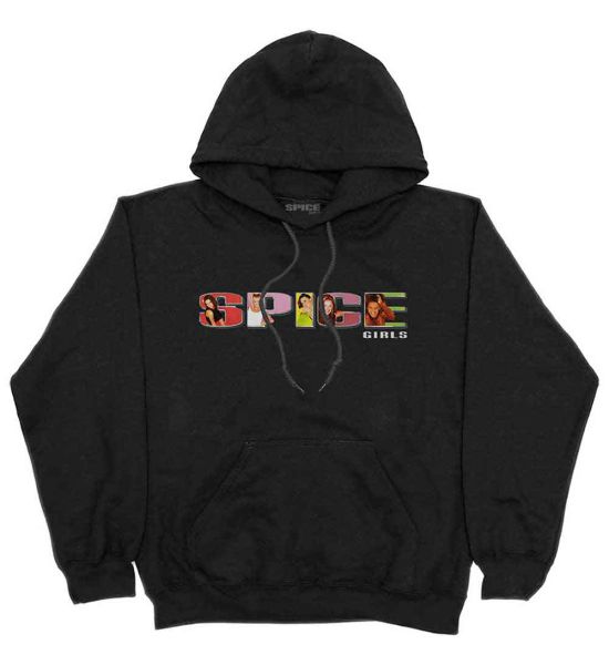 The Spice Girls: Spice Logo - Black Pullover Hoodie