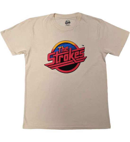 The Strokes: Red Logo - Natural T-Shirt